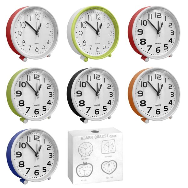 Ρολόι Ξυπνητήρι Στρογγυλό 13cm Homie 32487