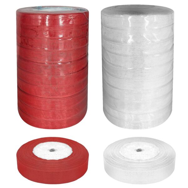 Κορδέλα Οργάντζα Λεπτή 45mx1,2cm JustNote 39194