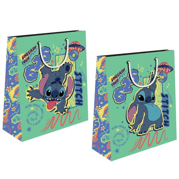 Τσάντα Δώρου Χάρτινη Lilo & Stitch (23cm) 23x18x11cm Stitch 000564060