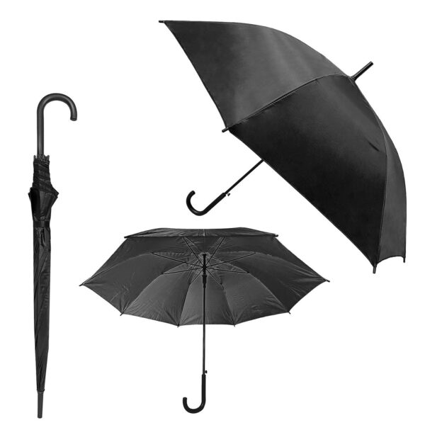 Ομπρέλα Μαύρη Μπαστούνι ø98cm 4teen4ty 401330