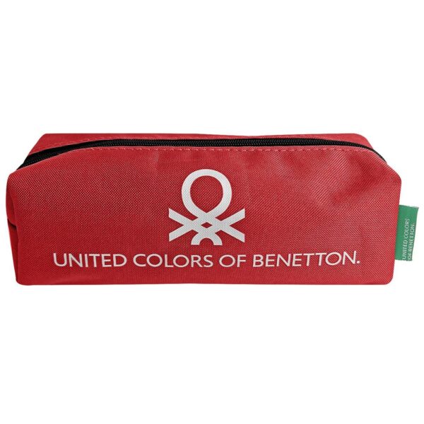Κασετίνα Κόκκινη United Colors of Benetton 20x6cm Benetton 1015F-9306R