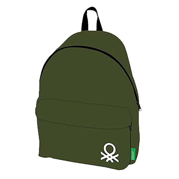 Τσάντα Εφηβική Χακί United Colors of Benetton 41x30x17cm Benetton