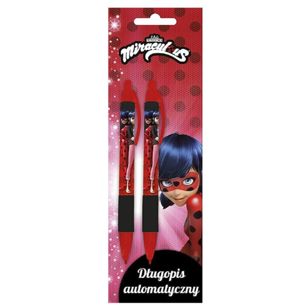Στυλό Ball pen Μπλε 2τεμ Miraculus  Miraculus Ladybug 5901276078975
