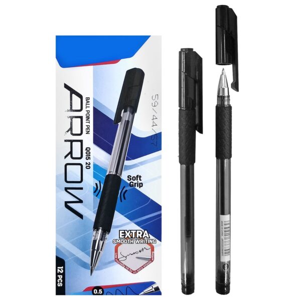 Στυλό Μαύρο Ballpoint με Λάστιχο  JustNote 80805