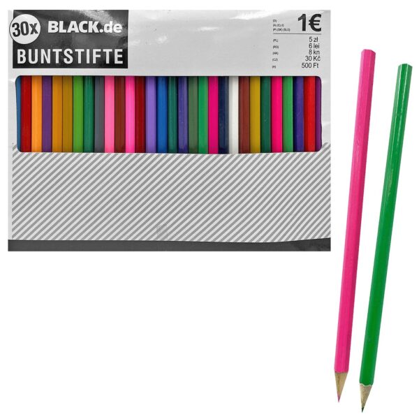 Ξυλομπογιές Σετ=30τεμ. 17,5cm JustNote 80869