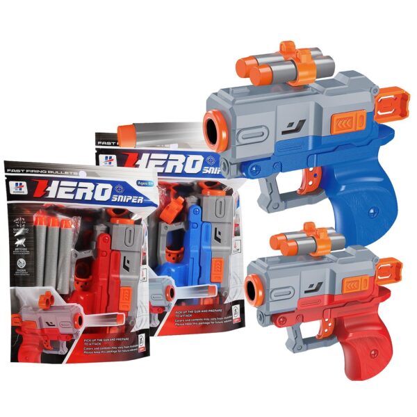 Πιστολάκι με 4 Βελάκια 16x19x4cm ToyMarkt 88882