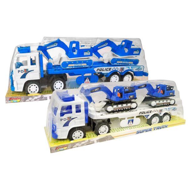 Νταλίκα Friction με 2 Δομικά 45x15x12cm ToyMarkt 902376