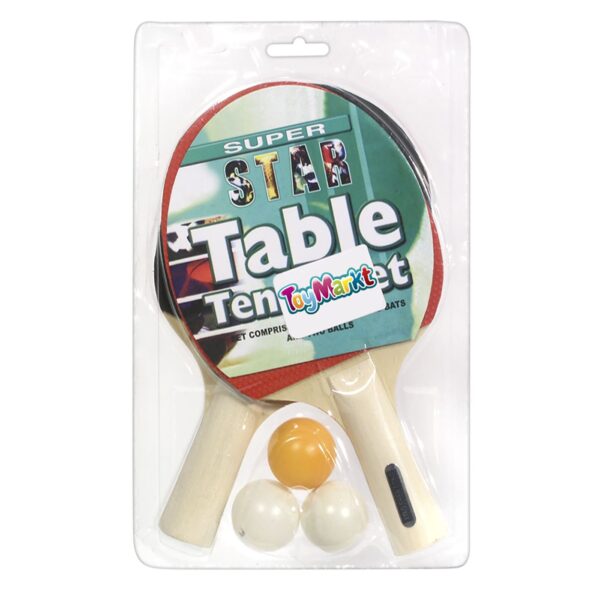 Ρακέτες + 3 Μπαλάκια Πιγκ-Πογκ 17x25cm ToyMarkt 912241