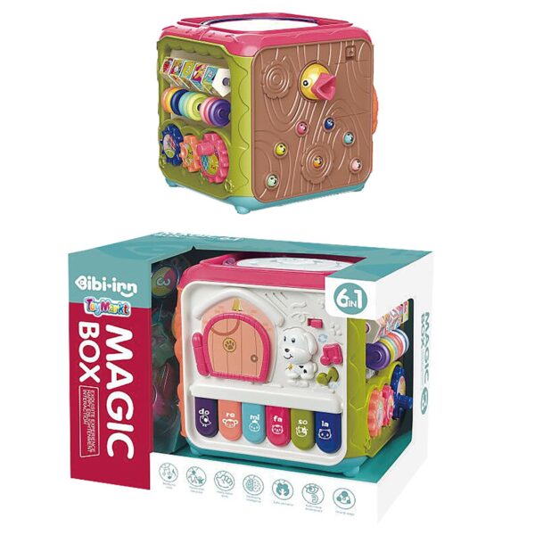 Μαγικός Κύβος Μπαταρίας 6 σε 1 Μπεμπέ 32x25x22cm ToyMarkt 941092
