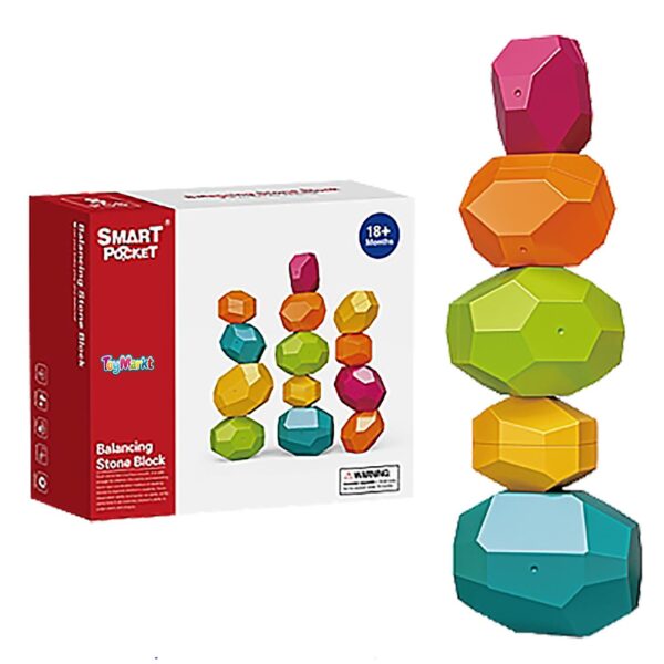 Πέτρες Ισορροπίας Μπεμπέ 8 τεμ 20x17x6cm ToyMarkt 941111