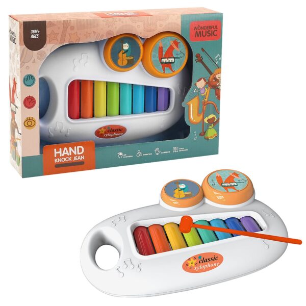 Ξυλόφωνο Hand Knock 28x20x6cm ToyMarkt 96182