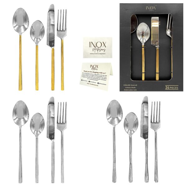 Μαχαιροπίρουνα Inox σετ=24τεμ  Victoria 98101