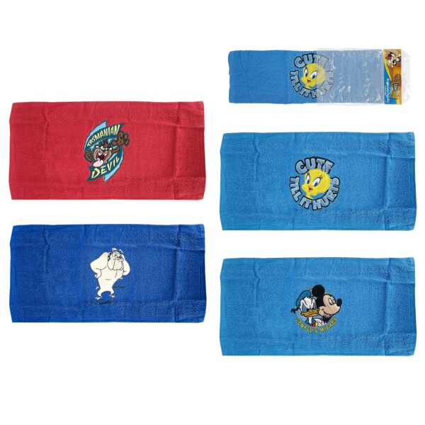 Πετσέτα Επώνυμα Παιδικά Σχέδια 30x25cm Looney tunes