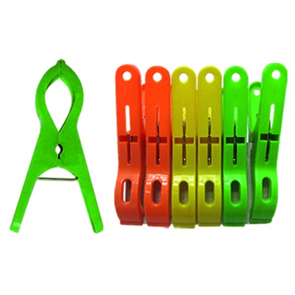 Μανταλάκια Πλαστικά Μεγάλα πακ=6τεμ 11cm Homie 101168