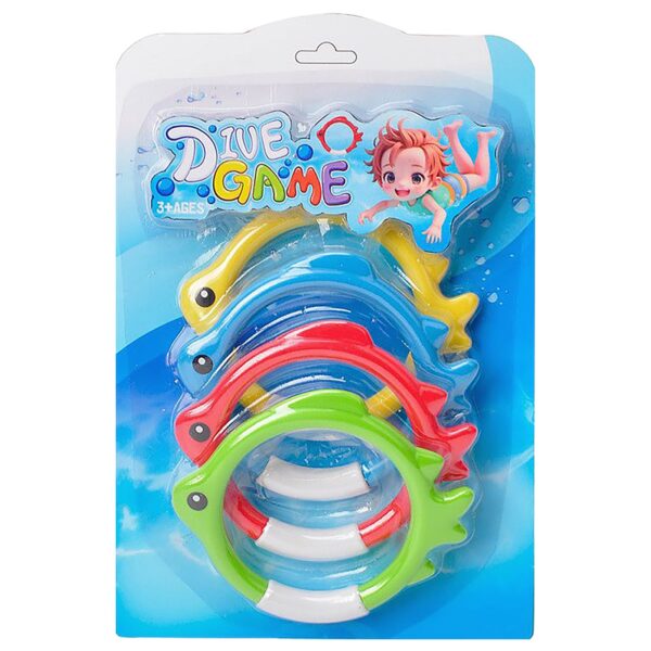 Παιχνίδι Πισίνας με Πλαστικά Κυκλάκια σετ 25x21cm SummerTiempo 623215