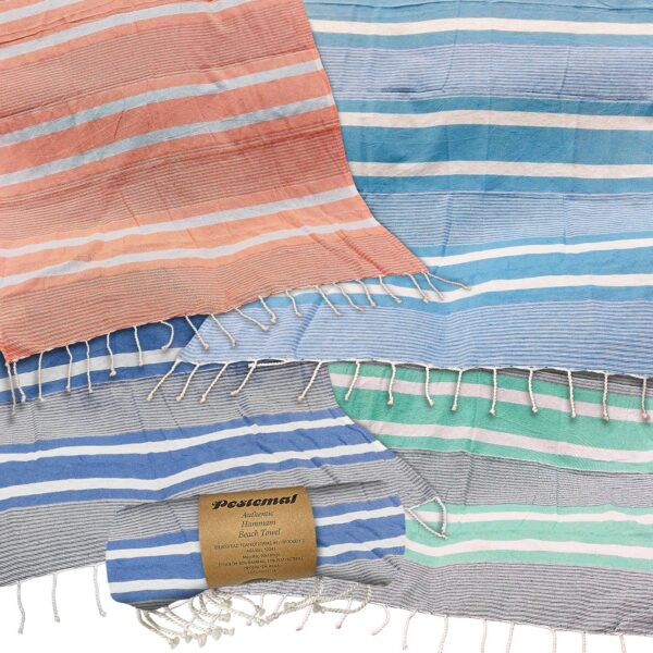Πετσέτα Θαλάσσης Pestemal Ρόμβοι Ανάγλυφο Ύφασμα ~280g 90x180cm SummerTiempo 623388