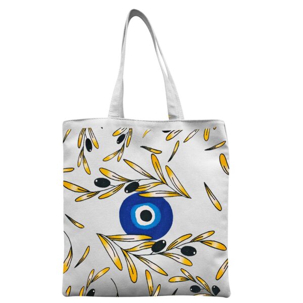 Τσάντα Βαμβακερή Τουριστική Ελιές - Μάτι 40x40x10cm SummerTiempo 623390