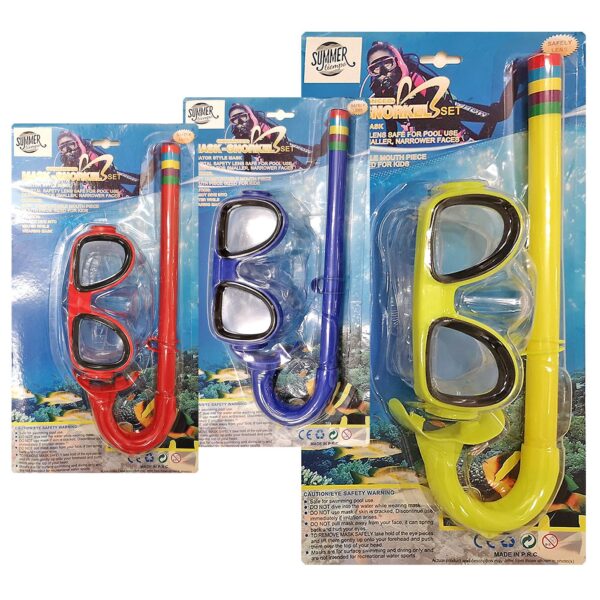 Μάσκα Αναπνευστήρας σετ Παιδικό Blister  SummerTiempo 62532