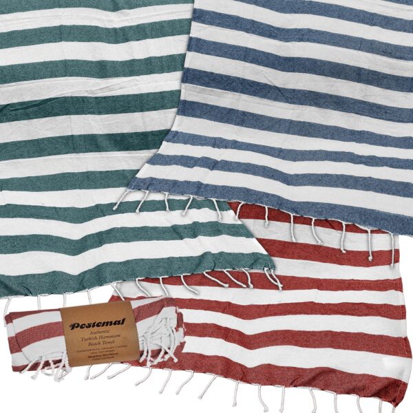 Πετσέτα Θαλάσσης Pestemal Ριγέ ~280g 90x180cm SummerTiempo 62841