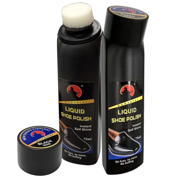 Γυαλιστικό Υγρό Υποδημάτων Μαύρο-Καφέ 75mL Viosarp