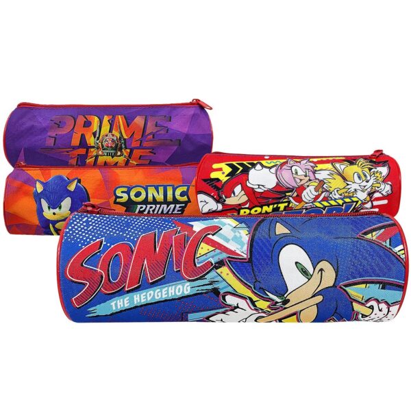 Κασετίνα Βαρελάκι Sonic 23x8cm Sonic