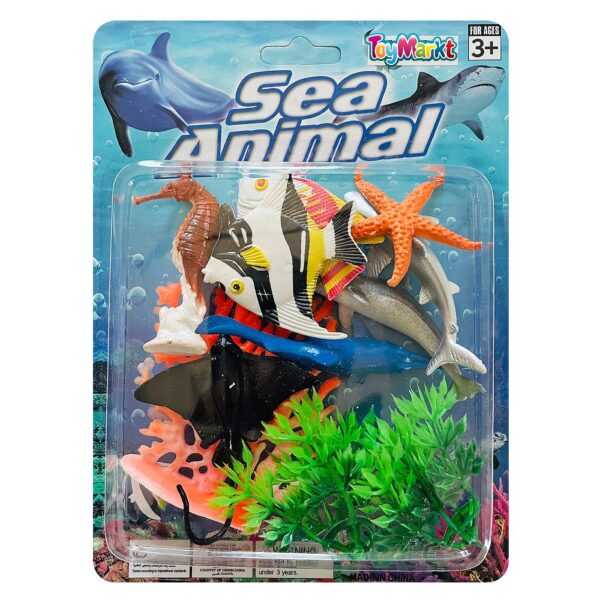 Ζώα της Θάλασσας Μίνι Καρτέλα 19x14x3cm ToyMarkt 913497