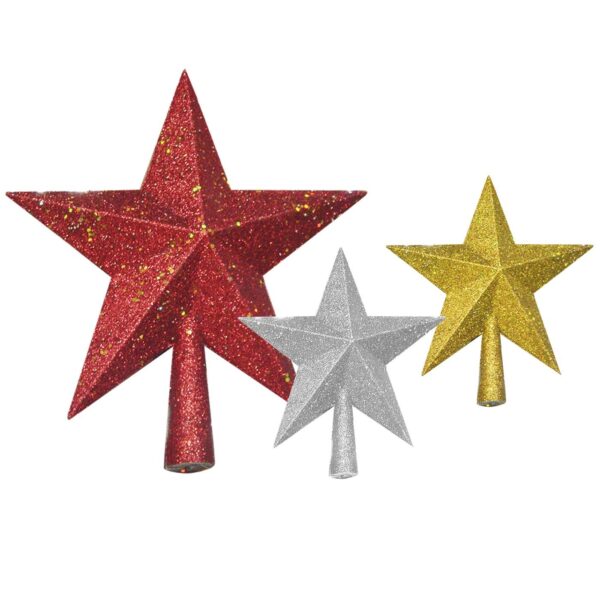 Κορυφή Άστρο Glitter 20cm Xmasfest 1131703