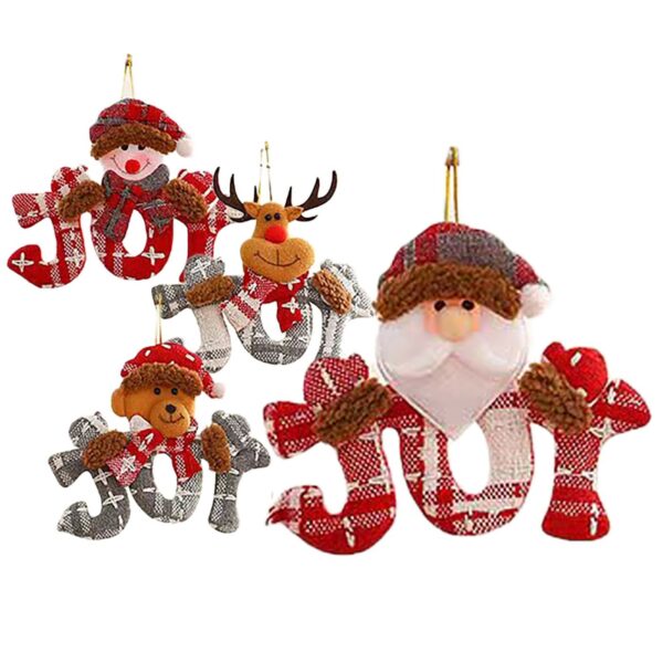 Στολίδι με Ευχές Πάνινο Κρεμαστό 16x14cm Xmasfest 1133656