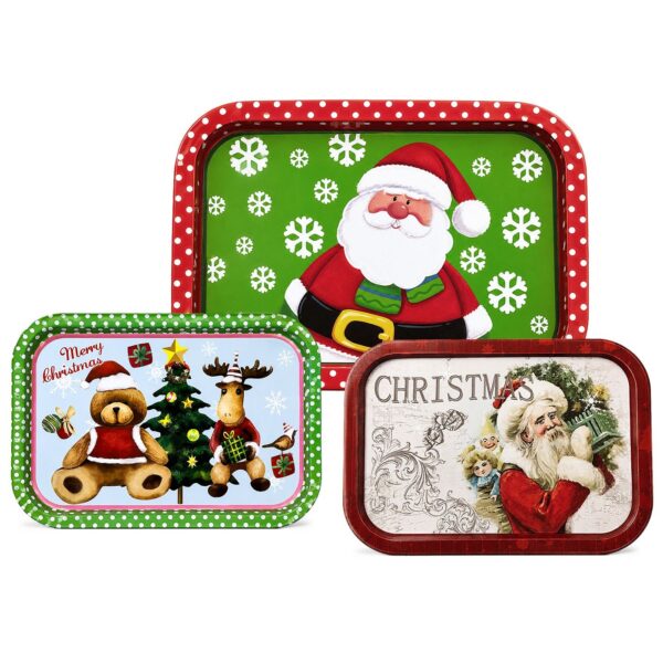 Δίσκος Μεταλλικός Χριστουγεννιάτικος 34x23cm Xmasfest 1134291
