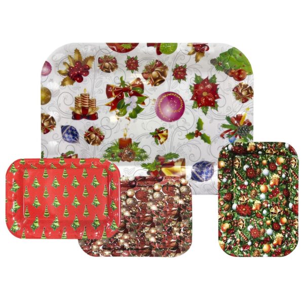 Δισκάκι Χριστουγέννων Ορθογώνιο 33x23,5cm Xmasfest 113699